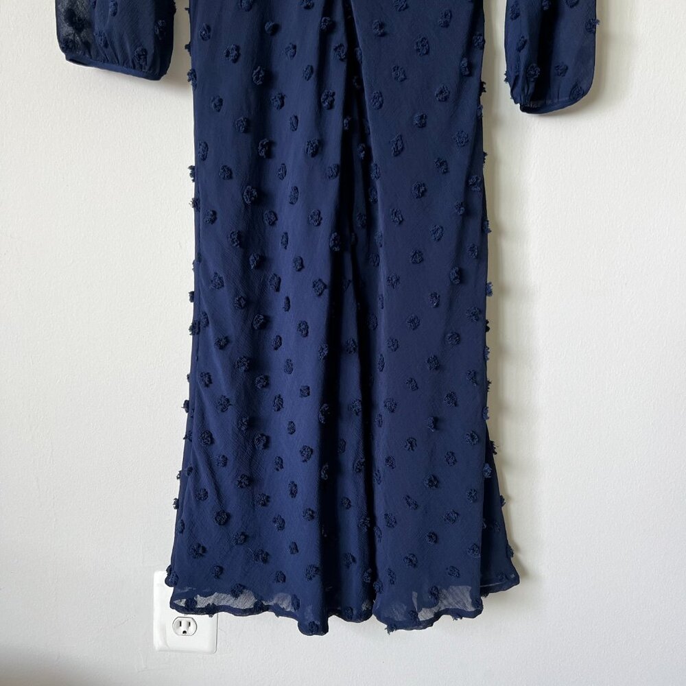 Anthropologie Eri + Ali Michaela Textured Dot Dress Size 8 - Picture 12 of 13
